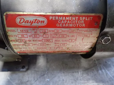 Used DAYTON 4Z722 Motors (misc) Ohio US | HGR 24 #941189