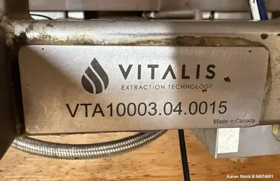 Used Vitalis R-Series CO2 Extraction System | Model R200H | 2×100L Vessels | 5000 PSI | Built 2019