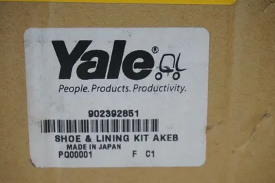 NEW HYSTER 902392851 SHOE & LINING KIT