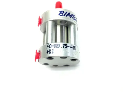 FO-020.75-4MT | Bimba Flat 1  Pneumatic Cylinder 9/12" Bore 0.75" Stroke - Used