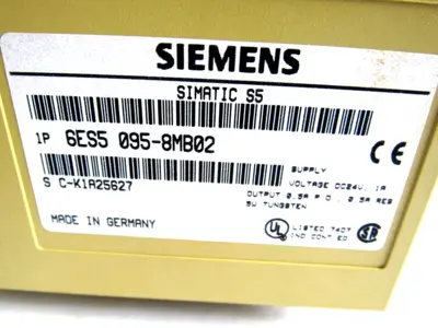 NEW SIEMENS 6ES5095-8MB02 COMPACT UNIT S5-95U 6ES50958MB02