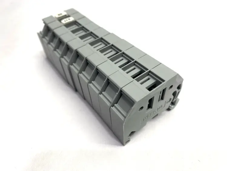Used WAGO SCREWLESS END STOP TERMINAL BLOCK LOT OF 10 Terminal Blocks | Maverick Industrial Sales #1103403