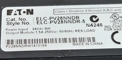 USED Eaton ELC-PV28NNDR