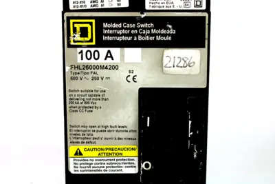 USED SQUARE D FHL26000M4200