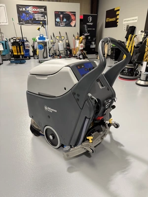 Advance SC450 Walk-Behind Floor Scrubber Factory Demo