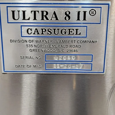 Capsugel Model Ultra 8 || Semi automatic, stainless steel # 5302