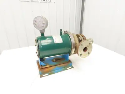 Chempump Dynapump JC-3K-152-1S Stainless Centrifugal Pump 1.5x2" Flange 460V 3PH
