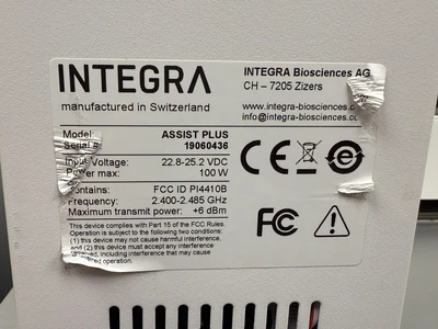 USED Integra Biosciences ASSIST PLUS