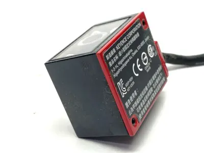 Used KEYENCE Fixed-Type Ultra-Compact Code Reader Middle Range CUT CORD Barcode Scanners Michigan US | Maverick Industrial Sales #1398273