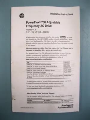NEW Allen-Bradley 20B-E052A0AYNAND0
