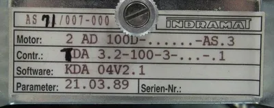 USED INDRAMAT TDA1.1-100-3-A00 DRIVE TDA111003A00 245036-01040