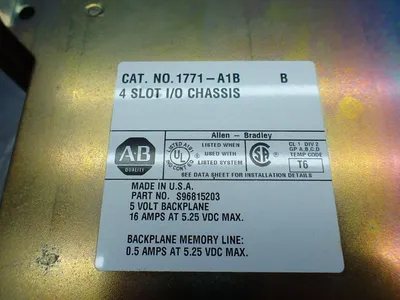 Used ALLENBRADLEY 1771A1B PLC Chassis Ohio US | HGR 24 #1095252