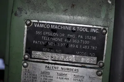 USED VAMCO BK-220-11