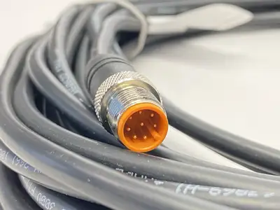 USED LUMBERG AUTOMATION SINGLE ENDED CORDSET MALE M12 8-PIN 15M
