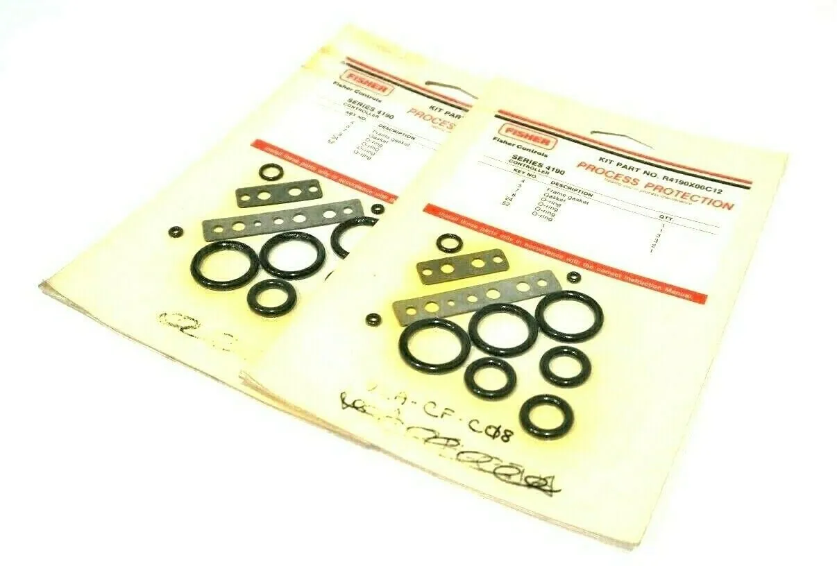 2 NEW FISHER CONTROLS R4190X00C12 REPAIR KIT