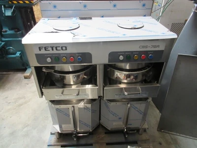 Automatic Coffee Brewer, Fetco #CBS-72A, High Volume Dual coffee brewer, open box