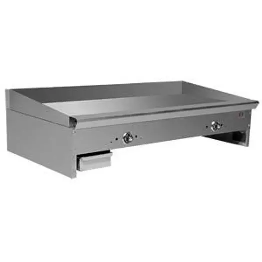 48" COUNTERTOP GRIDDLE WITH THERMOSTATIC CONTROLS - 88,000 BTU