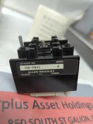 New | in-Stock ALLEN-BRADLEY 700-PB40 Industrial Controls Ohio US | Surplus Asset Holdings #1243277