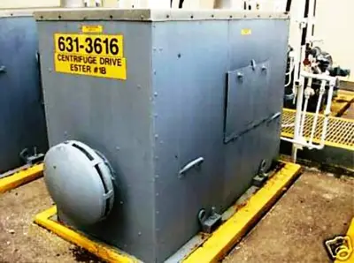 Western States 30 x 18 perforate basket centrifuge, Halar-lined.