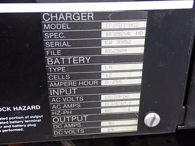 USED KW BATTERY CO. 12255F19A22