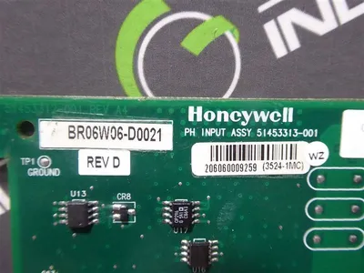 Honeywell 51453313-001 UDA Analyzer pH Input Board Rev. D Used