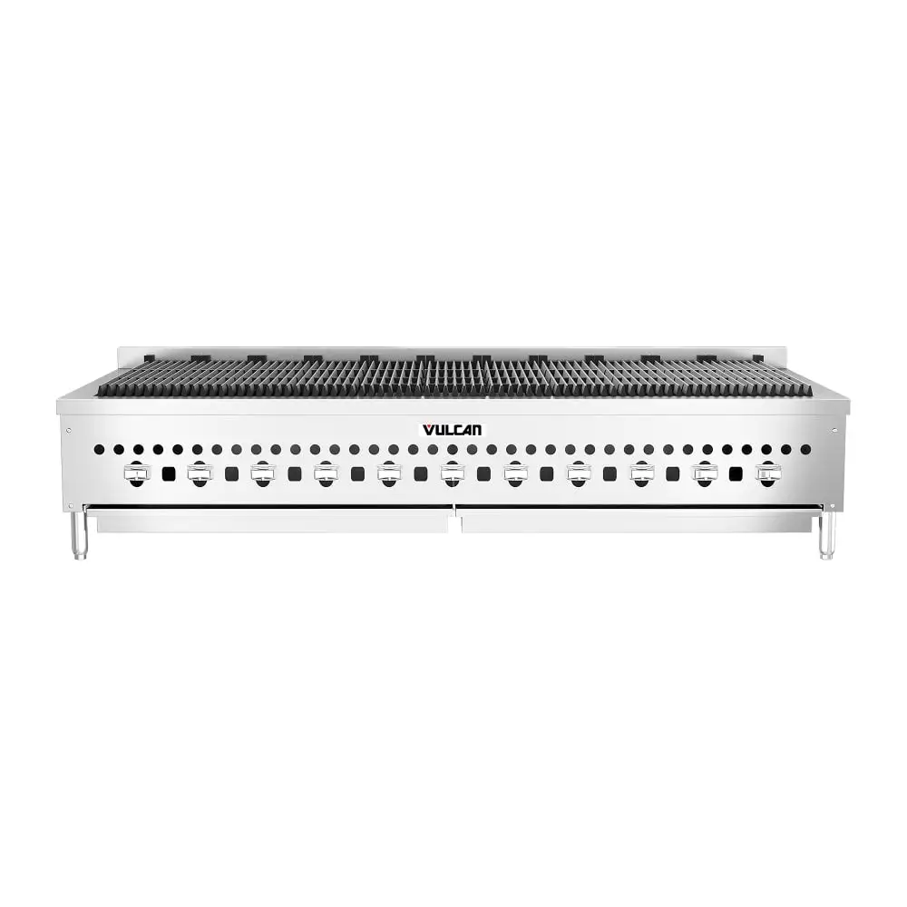 Vulcan VCCB60 60" Charbroiler - Low Profile, Cast Iron Grates, 159,000 BTU, Natural Gas