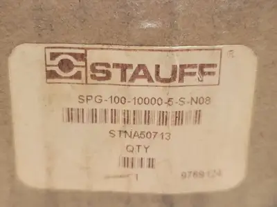 Used STAUFF SPG-100-10000-5-S-N08 Parts (Hydraulics and Pneumatics) British Columbia CA | Lenmark #1440582