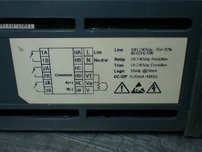 Used EUROTHERM 2216E/AL/VH/R1/R1/RF/2YM/ENG/XXXXX/EU0523 Temperature Controls Ohio US | HGR 24 #802925