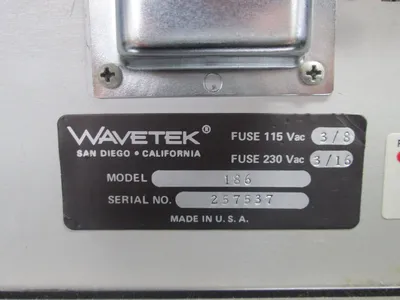 WAVETEK 186 Electrical | Global Machine Brokers, LLC (4)