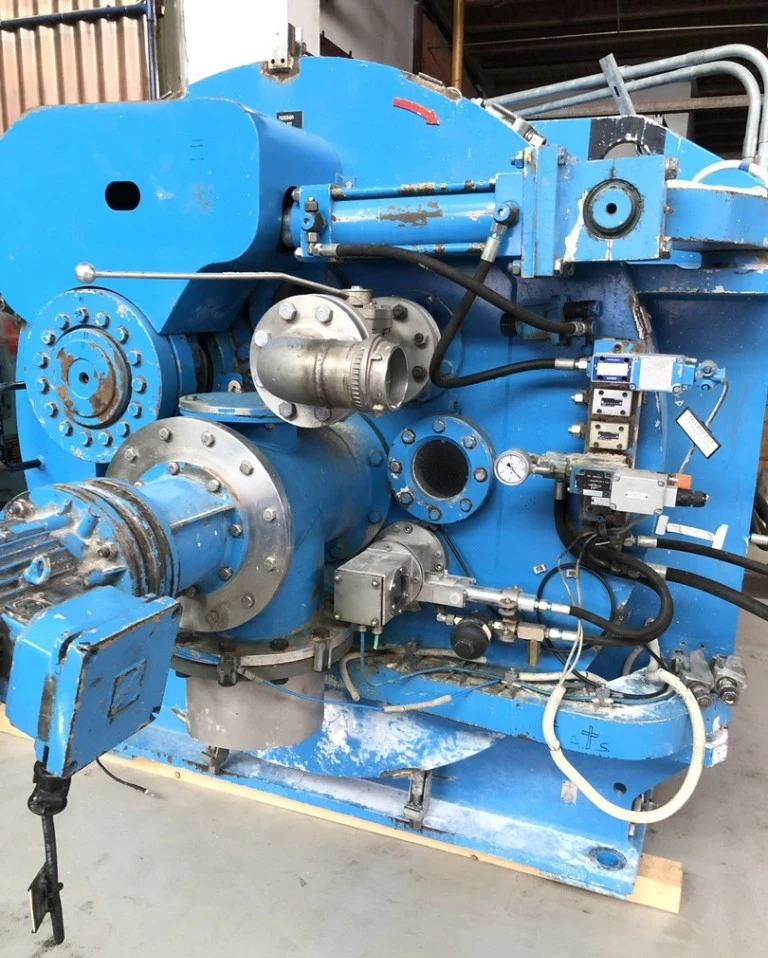 Krauss-Maffei HZ 125/3.2 SiD peeler centrifuge, 316SS.