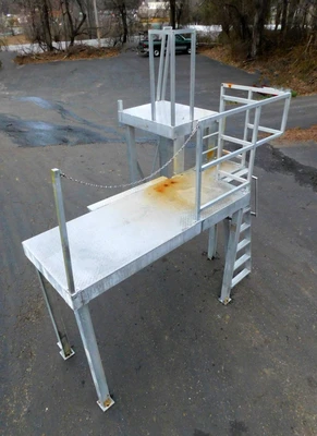 USED ELEVATED MEZZAINE ALUMINUM