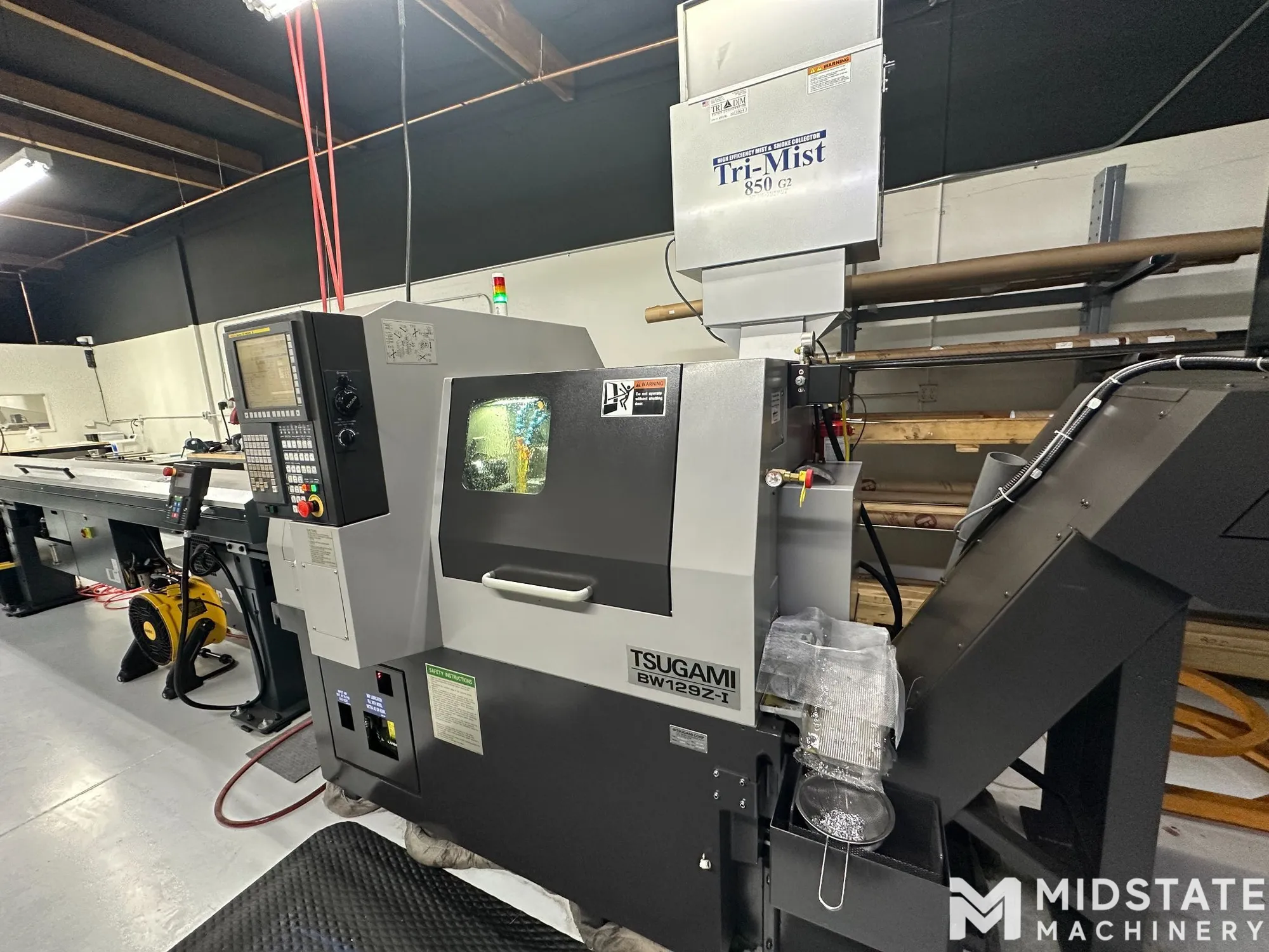 Tsugami BW129Z-I CNC Swiss Lathe, New in 2019