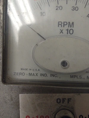 🔥Zero-Max Tachometer Panel Meter 0-100 0-500