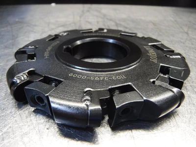 Lovejoy 4" Indexable Slot Milling Cutter 1.25" Arbor 1103-3495-0009 (LOC1188A)