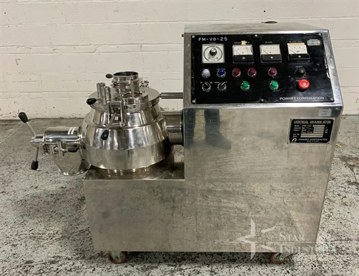 Used 1990 _UNKNOWN_ _UNKNOWN_ High Shear Granulators California US | Star Industries #1255227