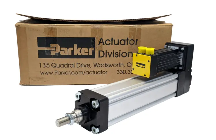 Used PARKER ELECTRIC CYLINDER, SERVO J0343FE-KMSN Linear Actuators | Maverick Industrial Sales #1109120