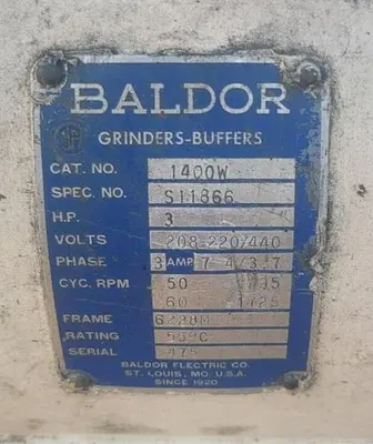 USED 1975 BALDOR 1400W