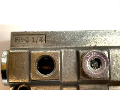 USED FESTO DISTRIBUTOR BLOCK 8-STATION MANIFOLD G1/2 INLET G1/4 OUTLETS 0–16