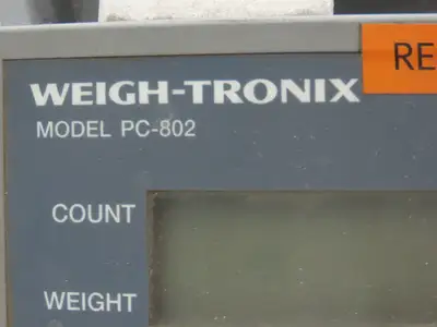 Weigh-Tronix PC-802 Digital Scale Weigh Station W/12X13" Base 100lbs