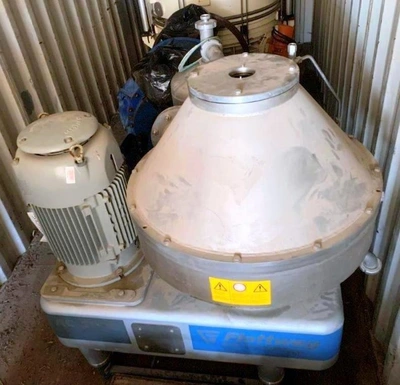 Flottweg AC 2000-430 vegetable oil purifier, 316SS.