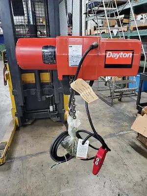Used DAYTON 3YB98G Hoists (All Types) Pennsylvania US | Hildebrand Machinery Co. #1485934