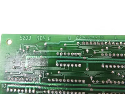 USED GOULD MODICON AS-203P-000 I/O CONTROL BOARD AS203P000 ASSY S203 REV C8