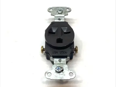 New | in-Stock Legrand Commercial Grade Single Outlet Receptacle Brown 15A 250V Electrical Fittings Michigan US | Maverick Industrial Sales #1392427