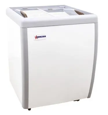 26-inch Ice Cream Display Chest Freezer with Flat Glass Top