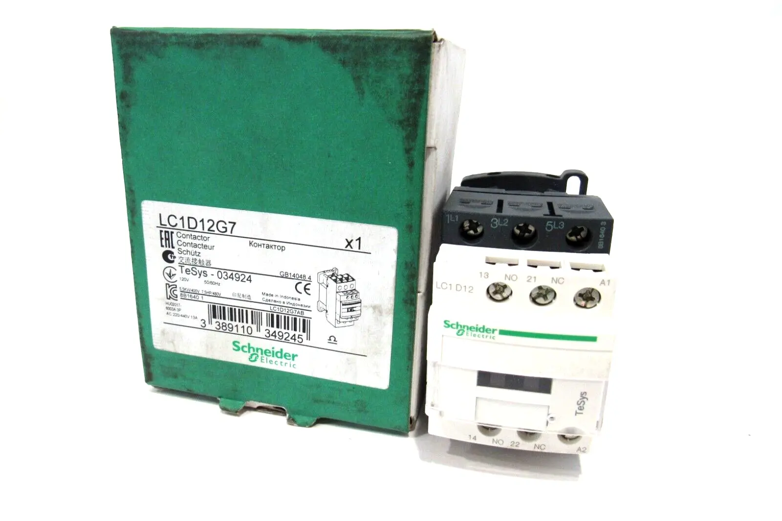 NEW SCHNEIDER ELECTRIC LC1D12G7 CONTACTOR