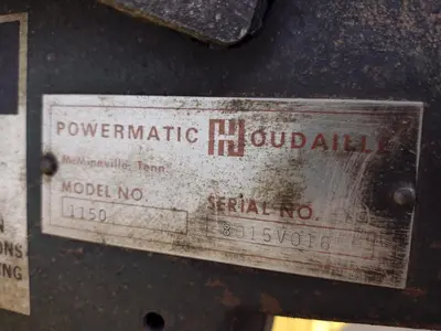 15" POWERMATIC MODEL #1150 SINGLE SPINDLE POWER DRILL PRESS: YOBRO #24294