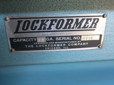 LOCKFORMER 18GA PITTSBURGH ROLLFORMER WITH 3 IN 1 ROLLS