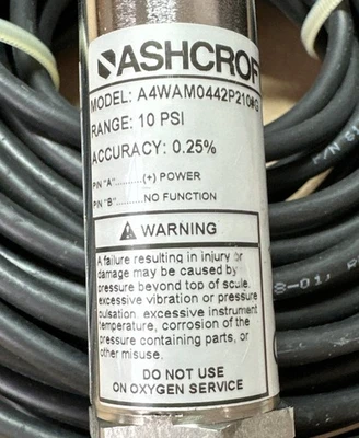 NEW Ashcroft A4WAM0442P210#G