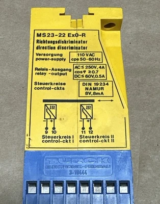 USED Turck MS23-22 Ex0-R