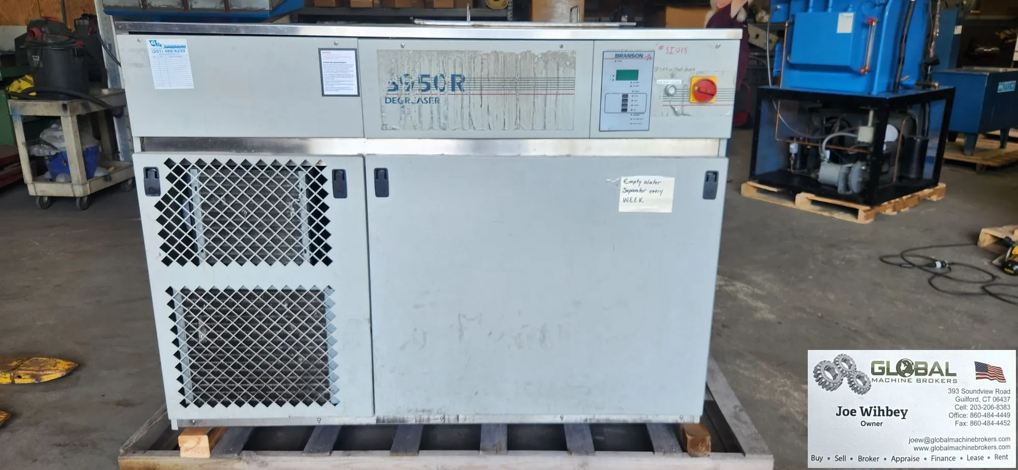 Branson B950R model #CPN-217-133M Ultrasonic Degreaser
